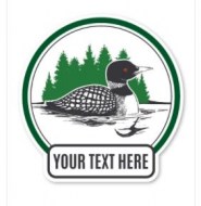 Custom Loon in Circle-MM